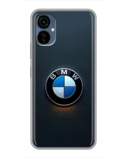 Чохол для TECNO Camon 19 Neo з картинкою «Логотип BMW — мінімалізм»