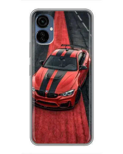 Чохол для TECNO Camon 19 Neo з картинкою «BMW на червоній доріжці» Чохол для TECNO Camon 19 Neo з картинкою «BMW на червоній доріжці»