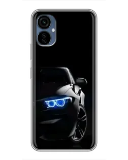 Чехол для TECNO Camon 19 Neo с картинкой «BMW — ночной взгляд»