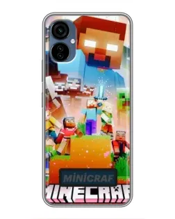 Чохол для TECNO Camon 19 Neo з картинкою «Minecraft герої гри»