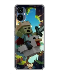 Чохол для TECNO Camon 19 Neo з картинкою «Стів та гусь»