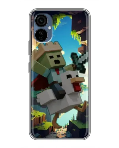 Чохол для TECNO Camon 19 Neo з картинкою «Стів та гусь» Чохол для TECNO Camon 19 Neo з картинкою «Стів та гусь»