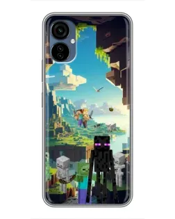 Чохол для TECNO Camon 19 Neo з картинкою «Ендермен у лісі»