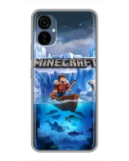 Чохол для TECNO Camon 19 Neo з картинкою «Minecraft льодянийсвіт»