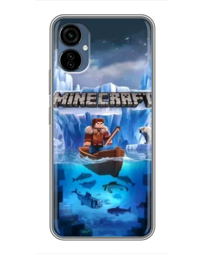 Чохол для TECNO Camon 19 Neo з картинкою «Minecraft льодянийсвіт» Чохол для TECNO Camon 19 Neo з картинкою «Minecraft льодянийсвіт»
