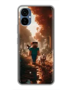Чохол для TECNO Camon 19 Neo з картинкою «Стів у лісі»