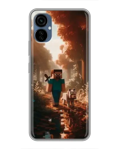 Чохол для TECNO Camon 19 Neo з картинкою «Стів у лісі» Чохол для TECNO Camon 19 Neo з картинкою «Стів у лісі»