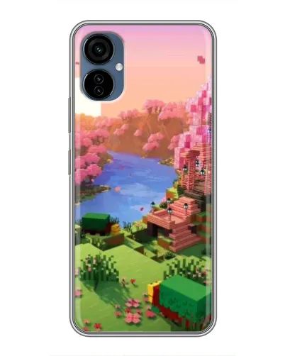 Чохол для TECNO Camon 19 Neo з картинкою «Рожеве дерево Minecraft» Чохол для TECNO Camon 19 Neo з картинкою «Рожеве дерево Minecraft»
