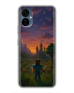 Чохол для TECNO Camon 19 Neo з картинкою «Стів біля вежі»
