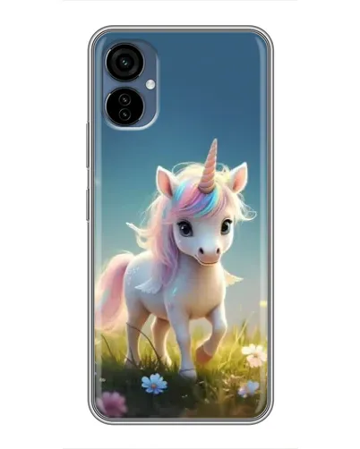 Чехол для TECNO Camon 19 Neo с картинкой «Единорог на поляне» Чехол для TECNO Camon 19 Neo с картинкой «Единорог на поляне»