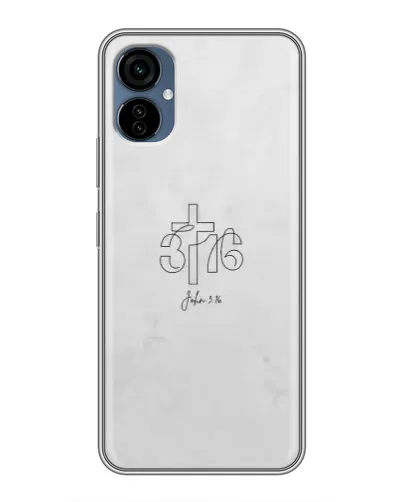 Чехол для TECNO Camon 19 Neo с картинкой «Иоанна 3:16 Крест»