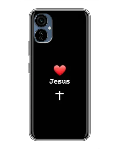 Чехол для TECNO Camon 19 Neo с картинкой «Сердце - Jesus»
