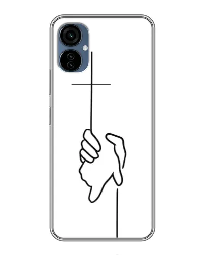 Чехол для TECNO Camon 19 Neo с картинкой «Рука держит»