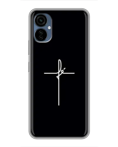 Чехол для TECNO Camon 19 Neo с картинкой «Тонкий крест» Чехол для TECNO Camon 19 Neo с картинкой «Тонкий крест»