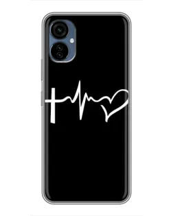 Чехол для TECNO Camon 19 Neo с картинкой «Пульс веры» Чехол для TECNO Camon 19 Neo с картинкой «Пульс веры»