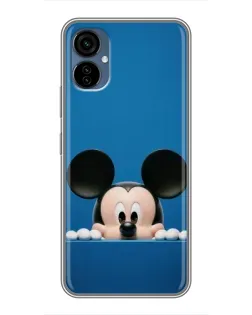 Чехол для TECNO Camon 19 Neo с картинкой «Микки выглядывает»