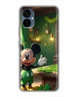 Чехол для TECNO Camon 19 Neo с картинкой «Микки в мастерской»