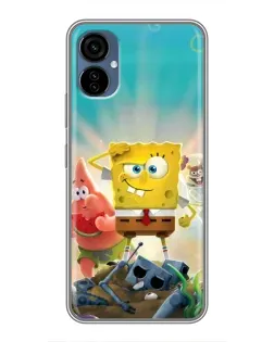 Чехол для TECNO Camon 19 Neo с картинкой «Спанч Боб победитель»