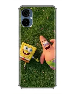 Чехол для TECNO Camon 19 Neo с картинкой «Друзья на лужайке»