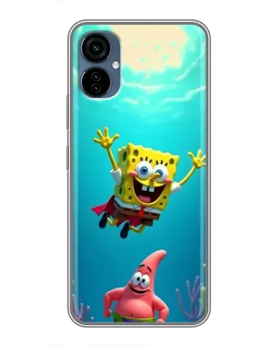 Чехол для TECNO Camon 19 Neo с картинкой «Спанч Боб под водой» Чехол для TECNO Camon 19 Neo с картинкой «Спанч Боб под водой»