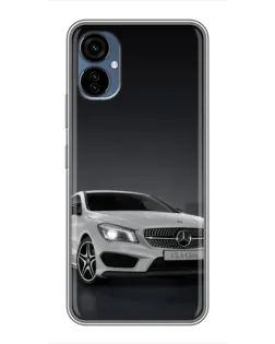 Чохол для TECNO Camon 19 Neo з картинкою «Mercedes AMG GT Silver»