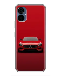 Чохол для TECNO Camon 19 Neo з картинкою «Червоний Mercedes AMG»