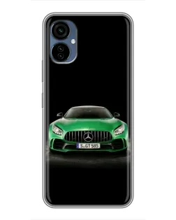 Чохол для TECNO Camon 19 Neo з картинкою «Mercedes — неоновий лого»