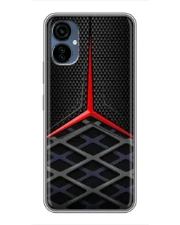 Чохол для TECNO Camon 19 Neo з картинкою «Mercedes Carbon Grid»