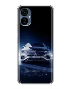 Чохол для TECNO Camon 19 Neo з картинкою «Нічний Mercedes EQ»