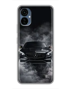 Чохол для TECNO Camon 19 Neo з картинкою «Mercedes у диму»