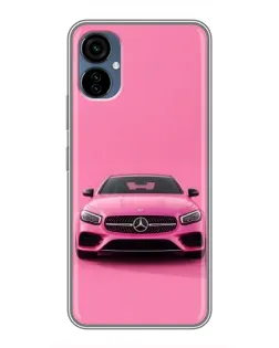 Чехол для TECNO Camon 19 Neo с картинкой «Розовый Mercedes AMG» Чехол для TECNO Camon 19 Neo с картинкой «Розовый Mercedes AMG»