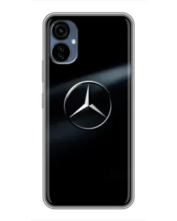 Чехол для TECNO Camon 19 Neo с картинкой «Mercedes на металле» Чехол для TECNO Camon 19 Neo с картинкой «Mercedes на металле»