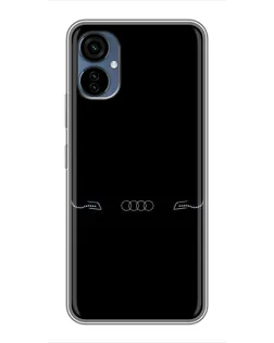 Чехол для TECNO Camon 19 Neo с картинкой «Audi — световой подпись» Чехол для TECNO Camon 19 Neo с картинкой «Audi — световой подпись»