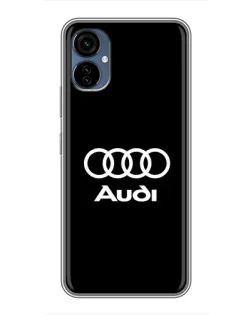Чехол для TECNO Camon 19 Neo с картинкой «Классическое лого Audi» Чехол для TECNO Camon 19 Neo с картинкой «Классическое лого Audi»