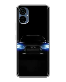 Чехол для TECNO Camon 19 Neo с картинкой «Audi в неоне» Чехол для TECNO Camon 19 Neo с картинкой «Audi в неоне»