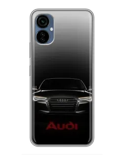 Чехол для TECNO Camon 19 Neo с картинкой «Audi — градиентный контур» Чехол для TECNO Camon 19 Neo с картинкой «Audi — градиентный контур»