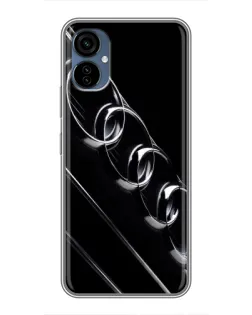Чехол для TECNO Camon 19 Neo с картинкой «Audi — абстрактные кольца» Чехол для TECNO Camon 19 Neo с картинкой «Audi — абстрактные кольца»