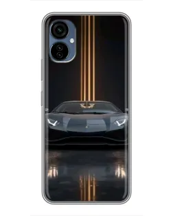 Чохол для TECNO Camon 19 Neo з картинкою «Lamborghini золоті лінії» Чохол для TECNO Camon 19 Neo з картинкою «Lamborghini золоті лінії»