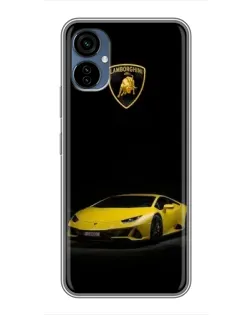 Чохол для TECNO Camon 19 Neo з картинкою «Lamborghini жовтий акцент» Чохол для TECNO Camon 19 Neo з картинкою «Lamborghini жовтий акцент»
