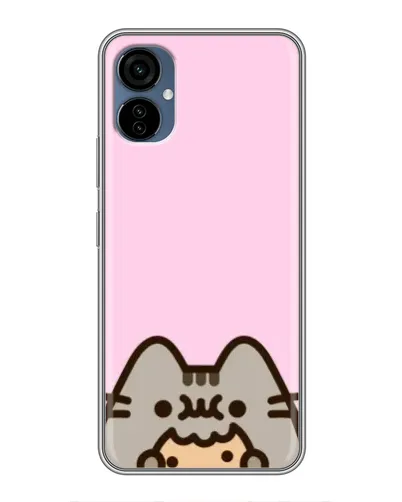 Чехол для TECNO Camon 19 Neo с картинкой «Pusheen и печенье» Чехол для TECNO Camon 19 Neo с картинкой «Pusheen и печенье»