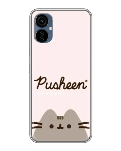 Чехол для TECNO Camon 19 Neo с картинкой «Pusheen логотип» Чехол для TECNO Camon 19 Neo с картинкой «Pusheen логотип»