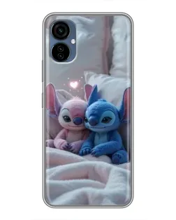 Чехол для TECNO Camon 19 Neo с картинкой «Плюшевые Стич Ангел» Чехол для TECNO Camon 19 Neo с картинкой «Плюшевые Стич Ангел»