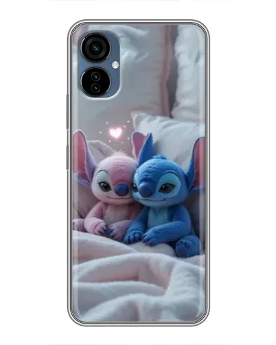 Чехол для TECNO Camon 19 Neo с картинкой «Плюшевые Стич Ангел» Чехол для TECNO Camon 19 Neo с картинкой «Плюшевые Стич Ангел»