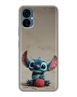 Чехол для TECNO Camon 19 Neo с картинкой «Стич на коричневом фоне» Чехол для TECNO Camon 19 Neo с картинкой «Стич на коричневом фоне»