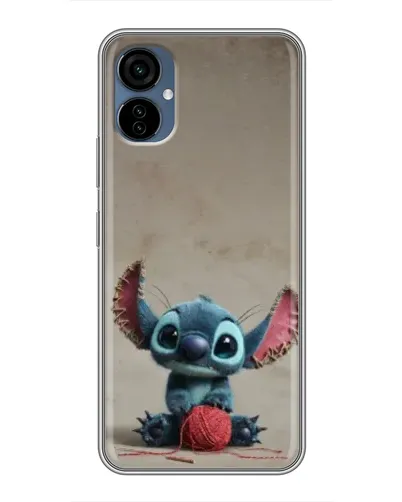 Чехол для TECNO Camon 19 Neo с картинкой «Стич на коричневом фоне» Чехол для TECNO Camon 19 Neo с картинкой «Стич на коричневом фоне»