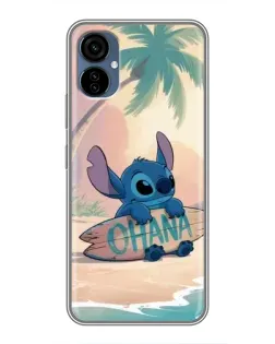 Чехол для TECNO Camon 19 Neo с картинкой «Стич на серфе» Чехол для TECNO Camon 19 Neo с картинкой «Стич на серфе»