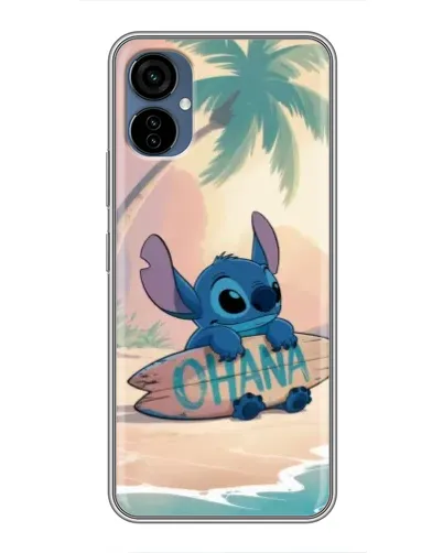 Чехол для TECNO Camon 19 Neo с картинкой «Стич на серфе» Чехол для TECNO Camon 19 Neo с картинкой «Стич на серфе»