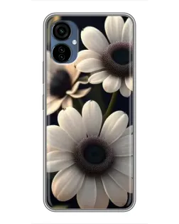 Чехол для TECNO Camon 19 Neo с картинкой «Белые маргаритки макро» Чехол для TECNO Camon 19 Neo с картинкой «Белые маргаритки макро»