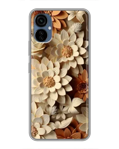 Чехол для TECNO Camon 19 Neo с картинкой «Бежевый флористический декор» Чехол для TECNO Camon 19 Neo с картинкой «Бежевый флористический декор»