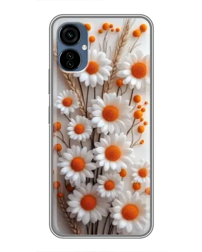 Чехол для TECNO Camon 19 Neo с картинкой «Белые сухоцветы» Чехол для TECNO Camon 19 Neo с картинкой «Белые сухоцветы»